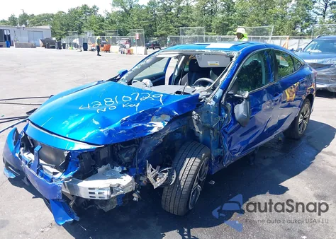 2017 Honda Civic Ex-T z USA, uszkodzony, nr VIN 2HGFC1F30HH646642